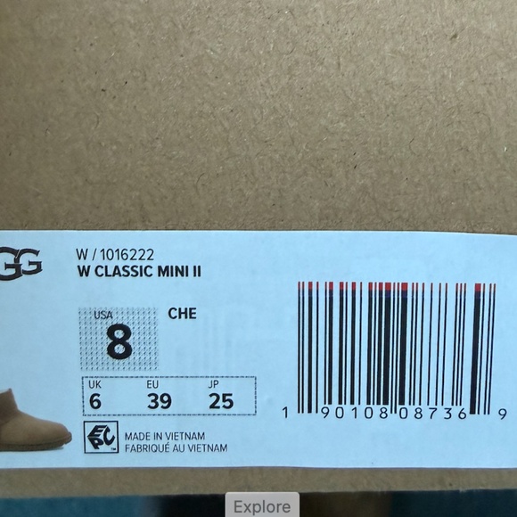 UGG WOMEN'S CLASSIC MINI II (CHESTNUT) - Picture 3 of 3